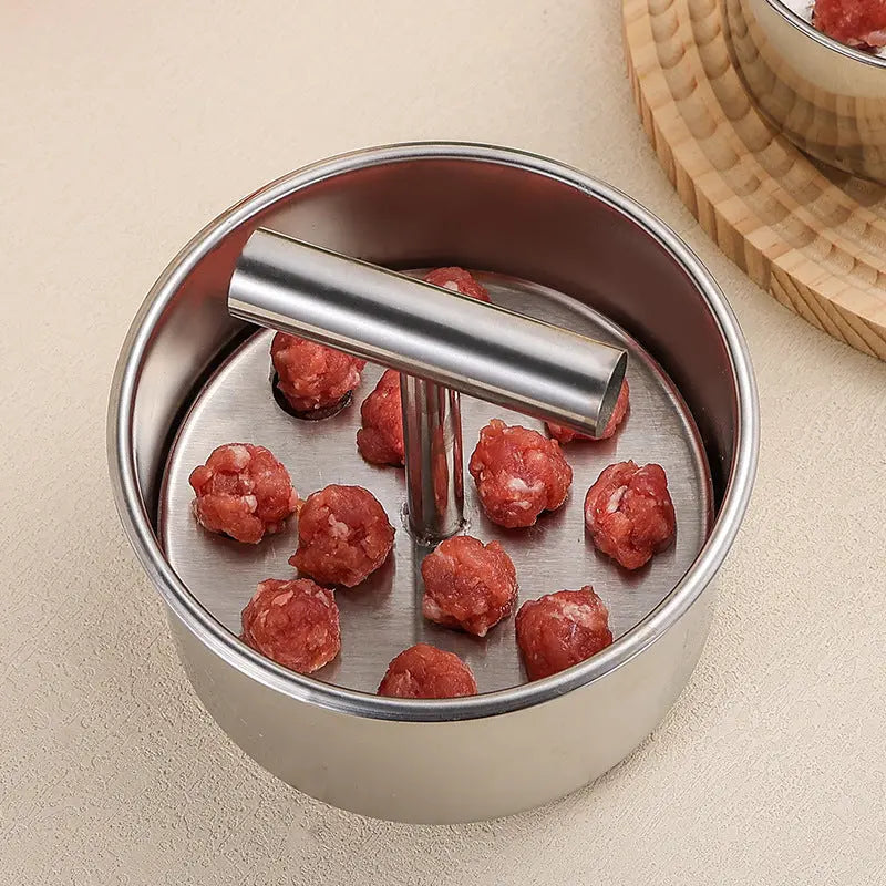 Stainless Steel Meatball Maker, 6 or 12 Holes, 125 g or 200 g Capacity, view 10