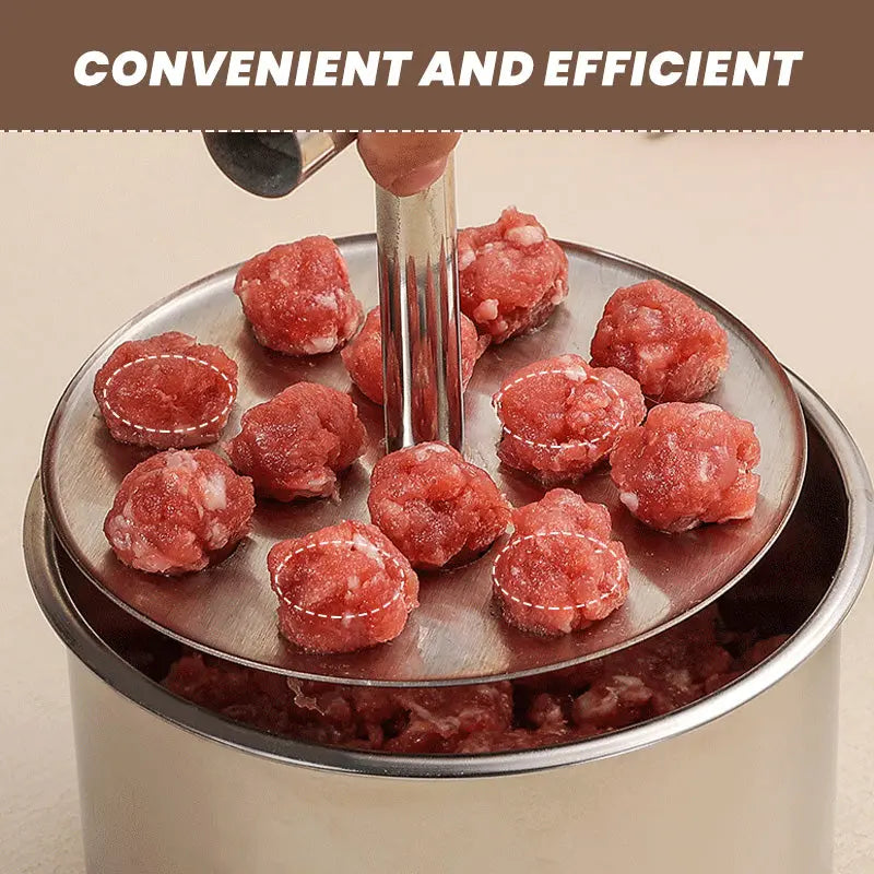 Stainless Steel Meatball Maker, 6 or 12 Holes, 125 g or 200 g Capacity, view 4