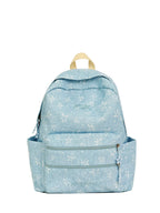 Star-Embellished Fabric Casual Backpack with Padded Straps, view 4
