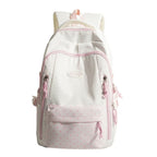 Star Patterned Utility Backpack with Water-Resistant Fabric and Multiple Pockets, view 2