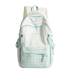 Star Patterned Utility Backpack with Water-Resistant Fabric and Multiple Pockets