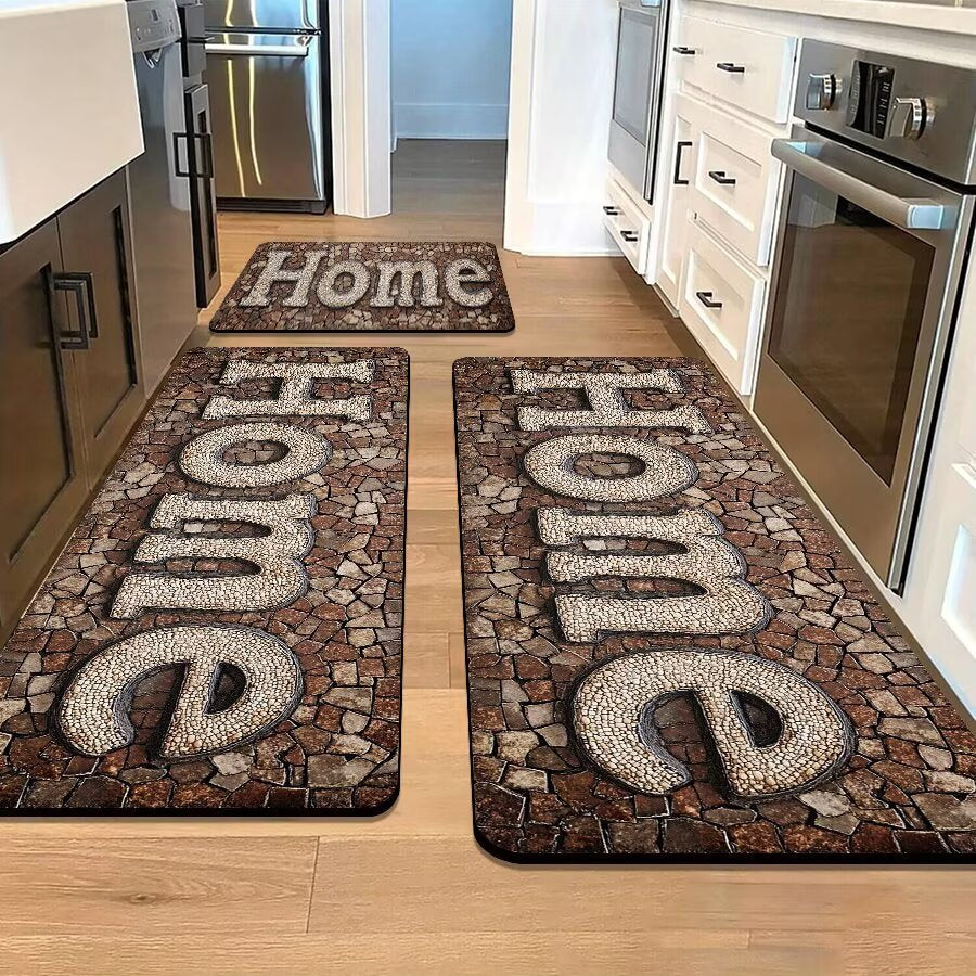 Stone-Inspired Decorative Area Mat | Thrascher