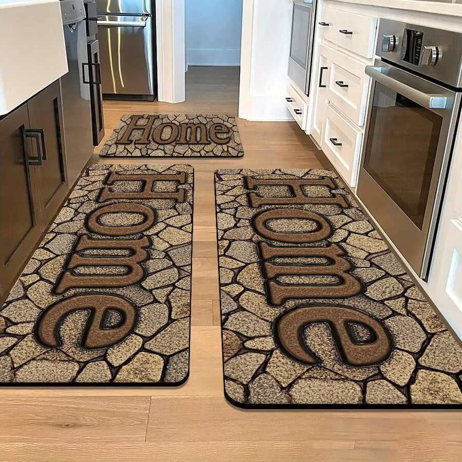 Stone-Inspired Decorative Area Mat | Thrascher
