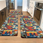 Stone-Inspired Decorative Area Mat | Thrascher