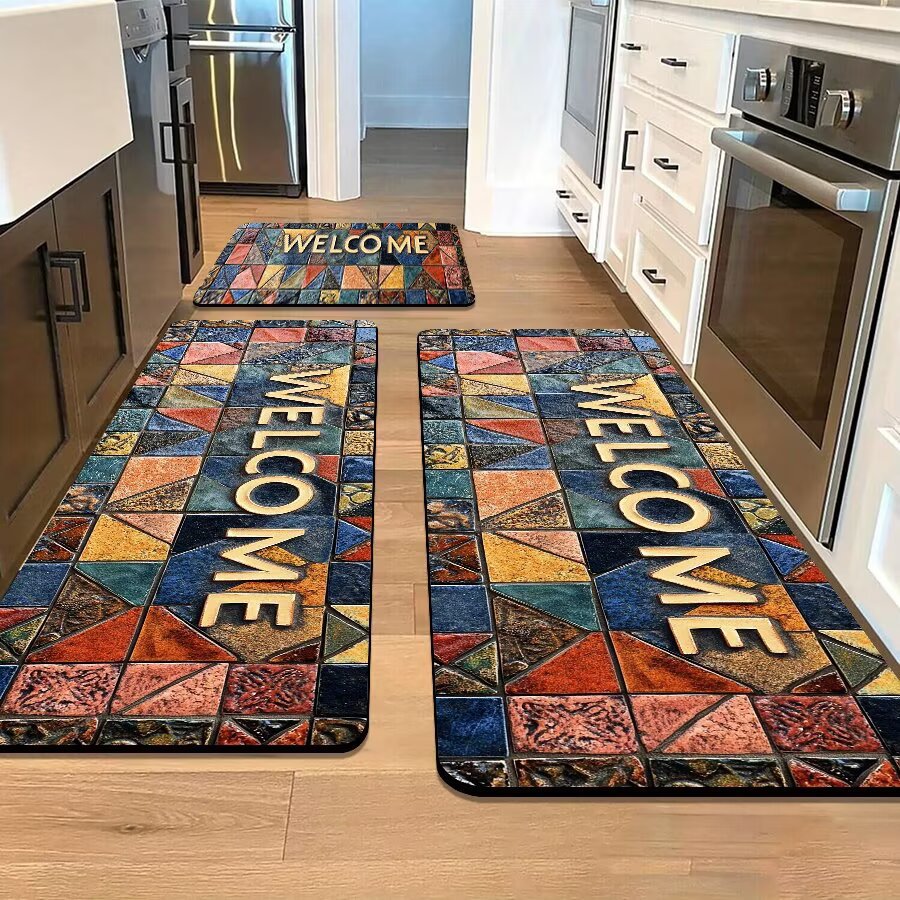 Stone-Inspired Decorative Area Mat | Thrascher