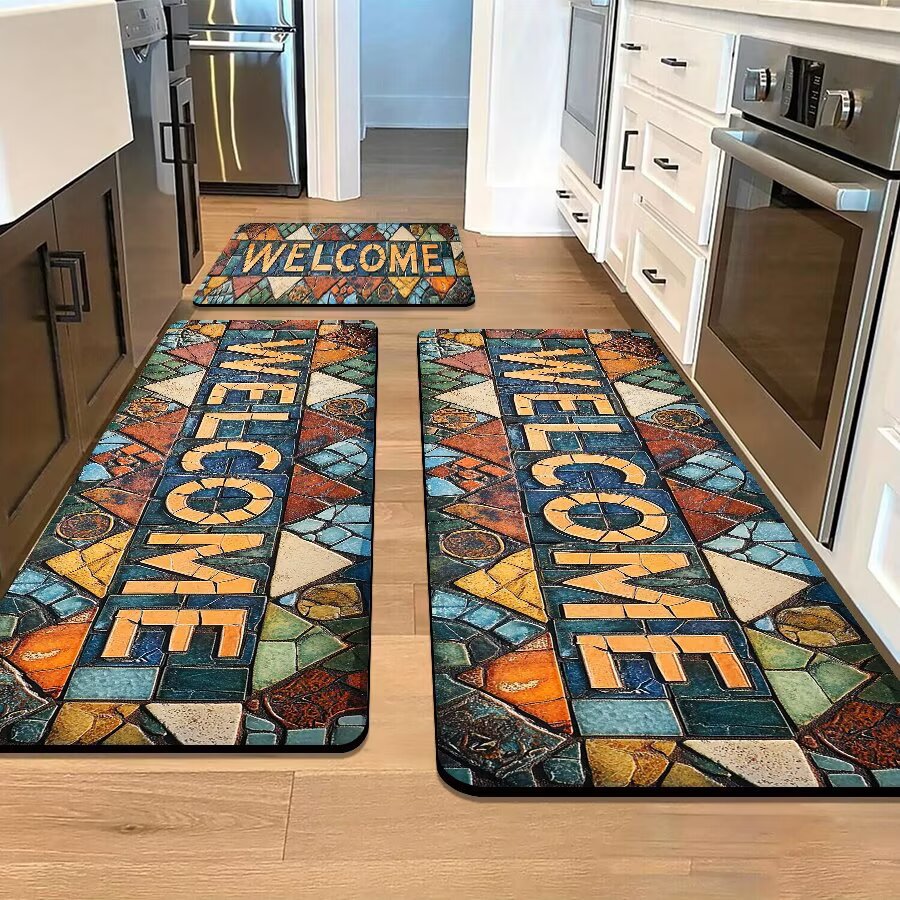Stone-Inspired Decorative Area Mat | Thrascher