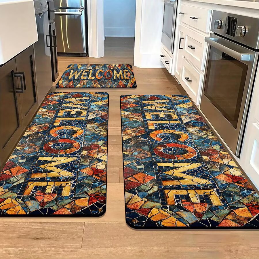Stone-Inspired Decorative Area Mat | Thrascher