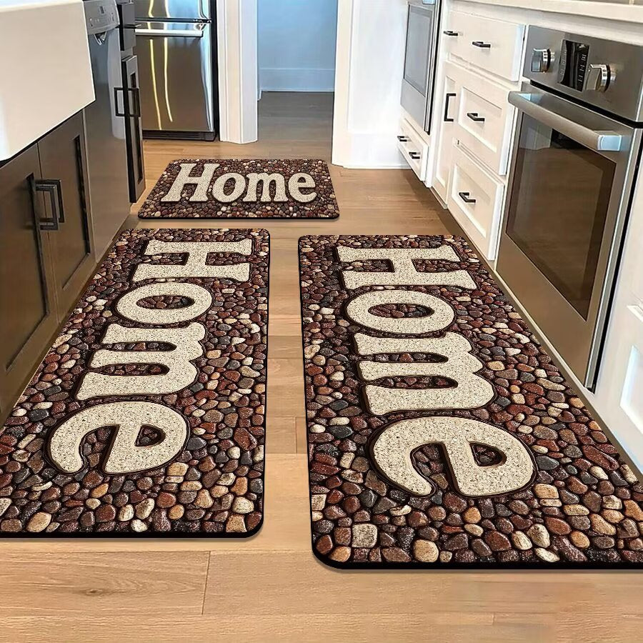 Stone-Inspired Decorative Area Mat | Thrascher
