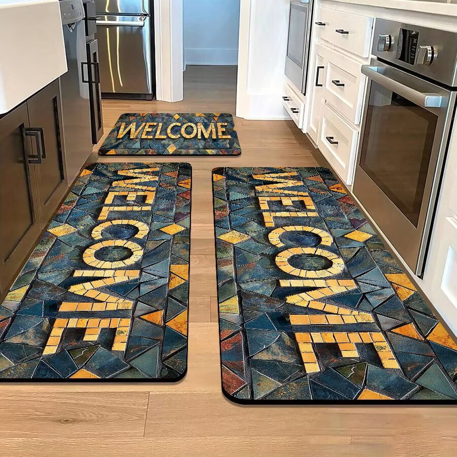 Stone-Inspired Decorative Area Mat | Thrascher