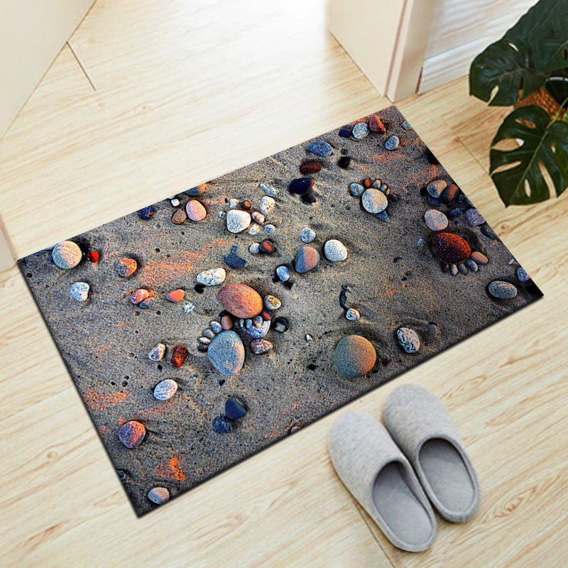 Stone-Inspired Decorative Floor Mat | Thrascher