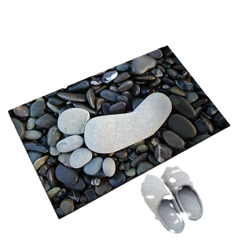 Stone-Inspired Decorative Floor Mat | Thrascher