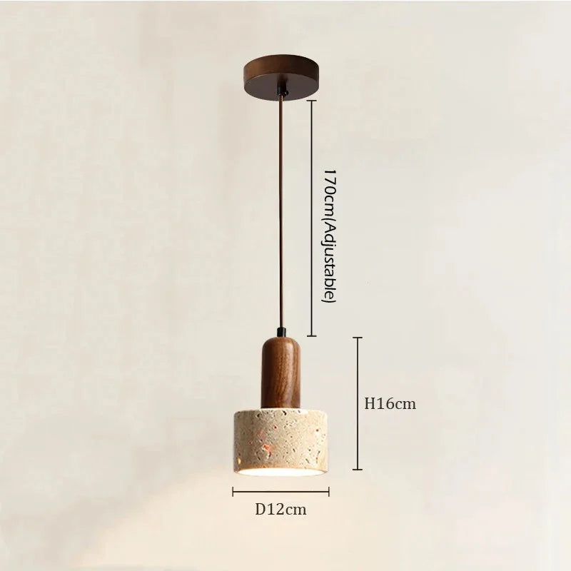 Stonegate Travertine Pendant Lamp