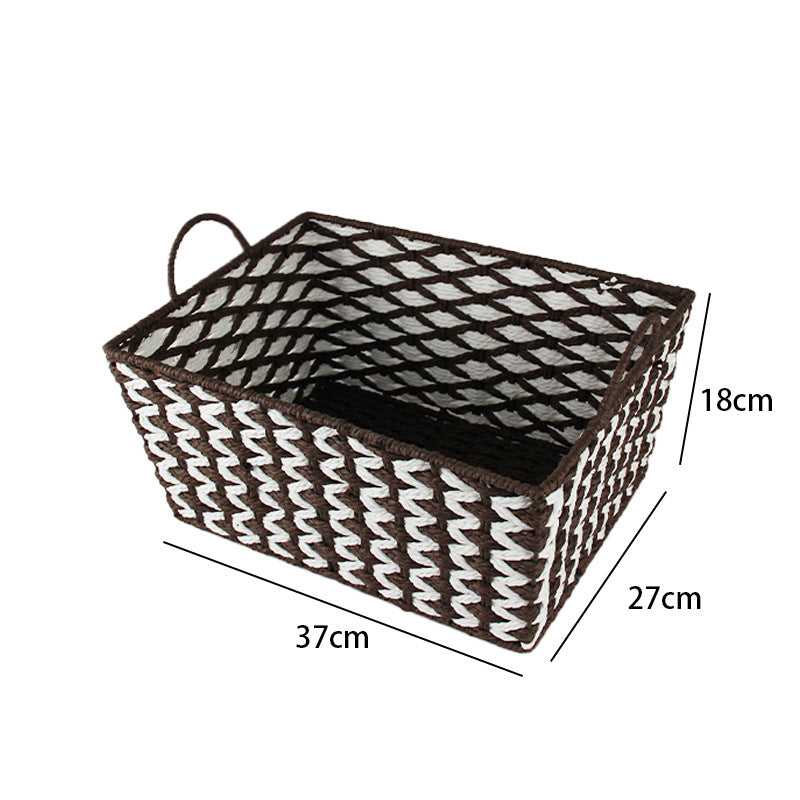Storage Basket 14.57 × 10.63 × 7.09 Inch | Thrascher