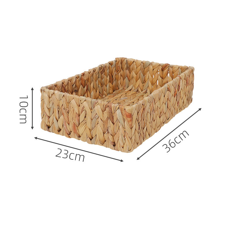 Storage Basket Green Woven Natural Fiber Soft Textile | Thrascher