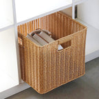 Storage Basket made of Natural Rattan Brown Khaki | Thrascher