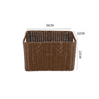 Storage Basket made of Natural Rattan Brown Khaki | Thrascher