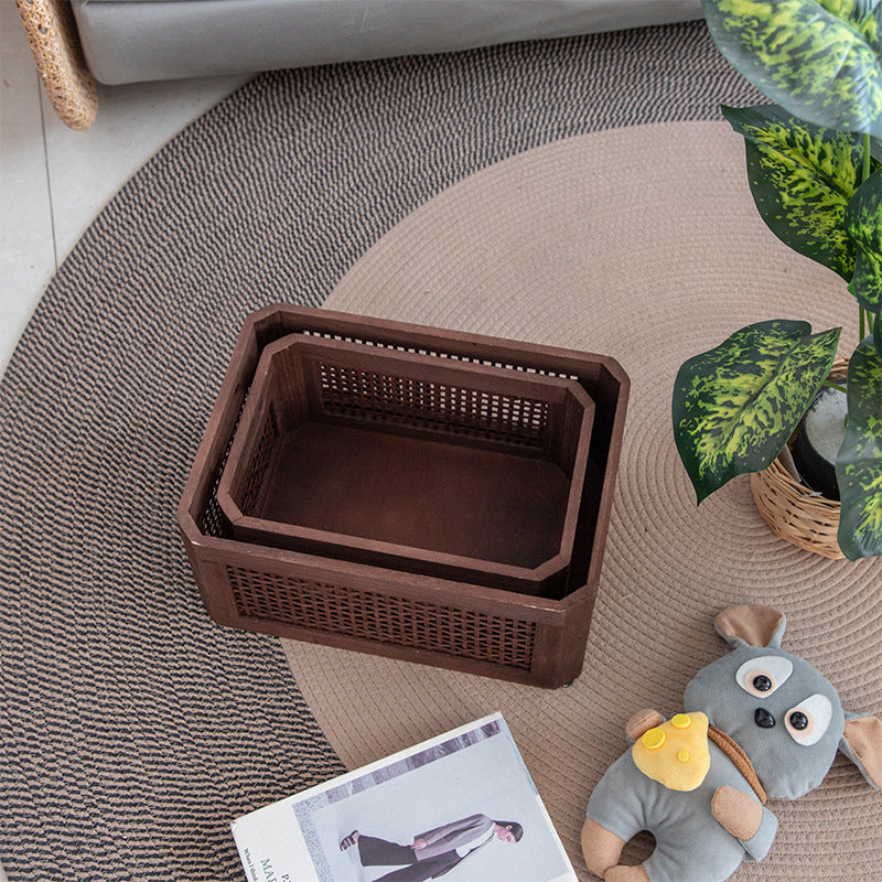 Storage Basket Molded Plastic | Thrascher