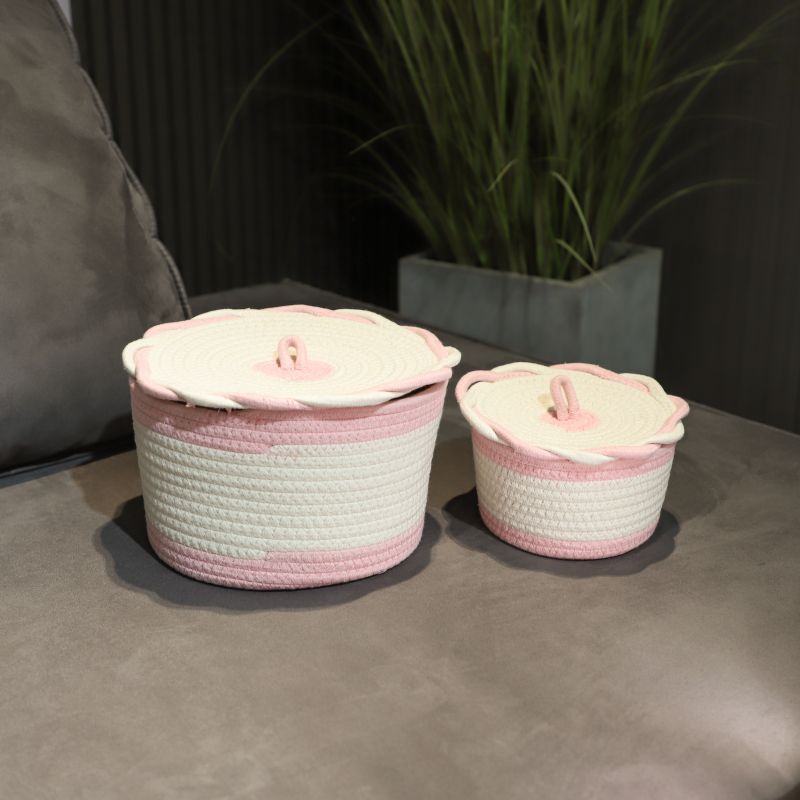 Storage Basket Pink Orange | Thrascher