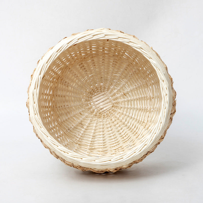 Storage Basket White Green | Thrascher