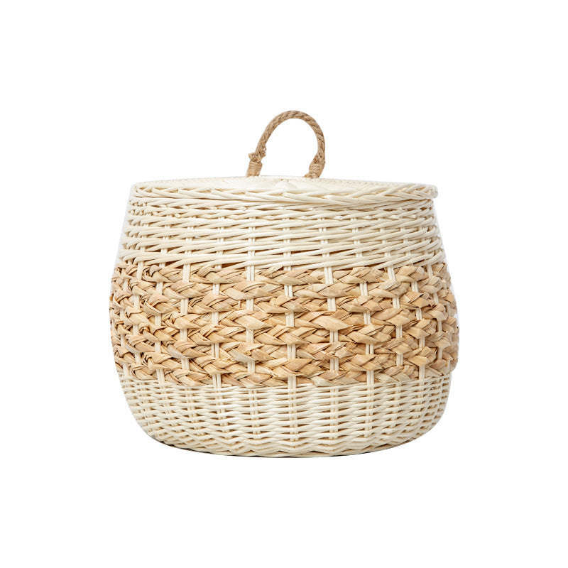Storage Basket White Green | Thrascher