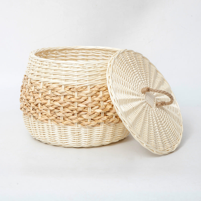 Storage Basket White Green | Thrascher
