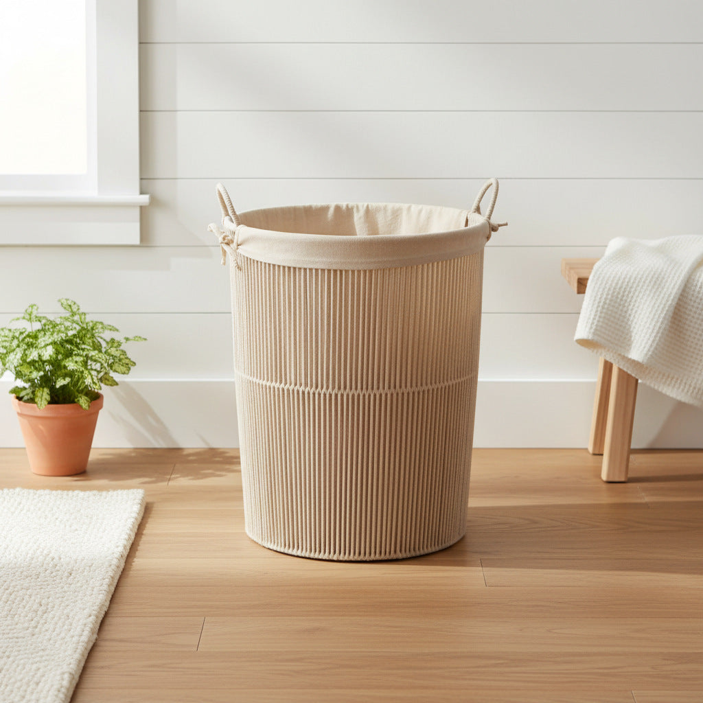 Storage Basket White Minimalist Design | Thrascher