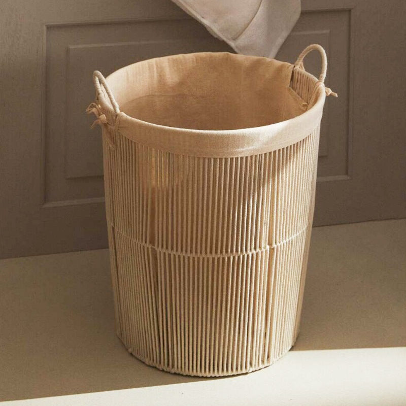 Storage Basket White Minimalist Design | Thrascher