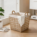 Storage Basket with Decorative Fabric Lining | Thrascher
