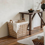 Storage Basket with Decorative Fabric Lining | Thrascher