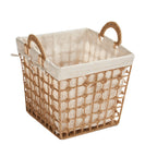Storage Basket with Decorative Fabric Lining | Thrascher