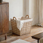 Storage Basket with Decorative Fabric Lining | Thrascher