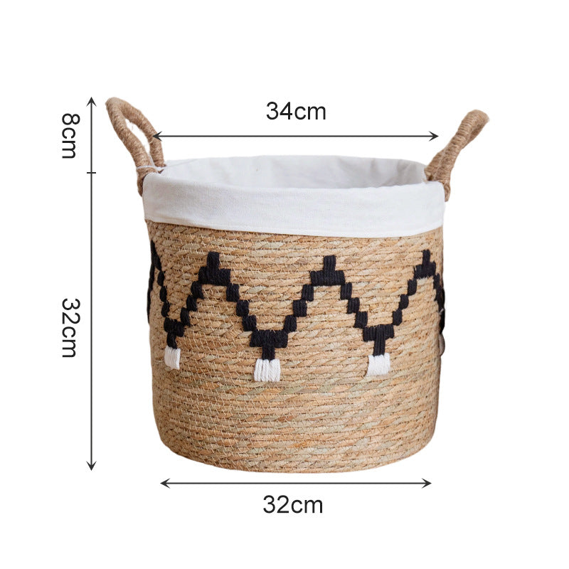 Storage Basket with Decorative Pattern | Thrascher