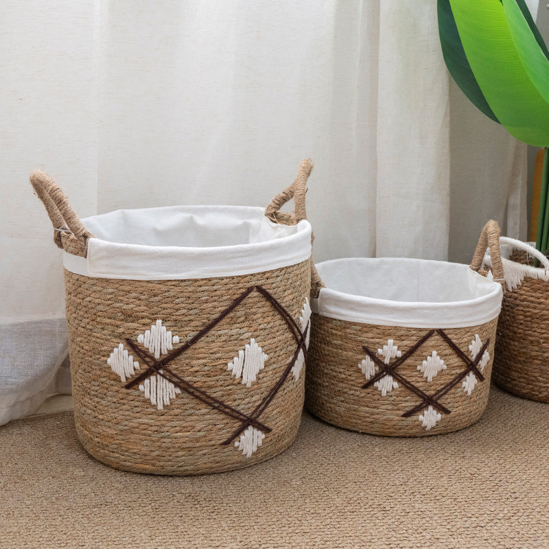 Storage Basket with Decorative Pattern | Thrascher