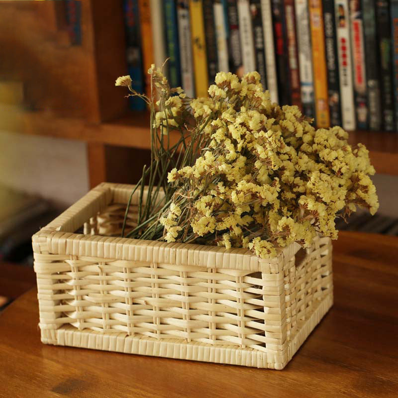 Storage Basket with Decorative Strawberry Fabric | Thrascher