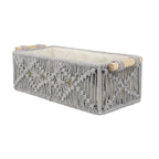 Storage Basket with Macrame Pattern | Thrascher