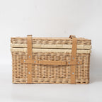 Storage Basket with Practical Lid Handwoven | Thrascher