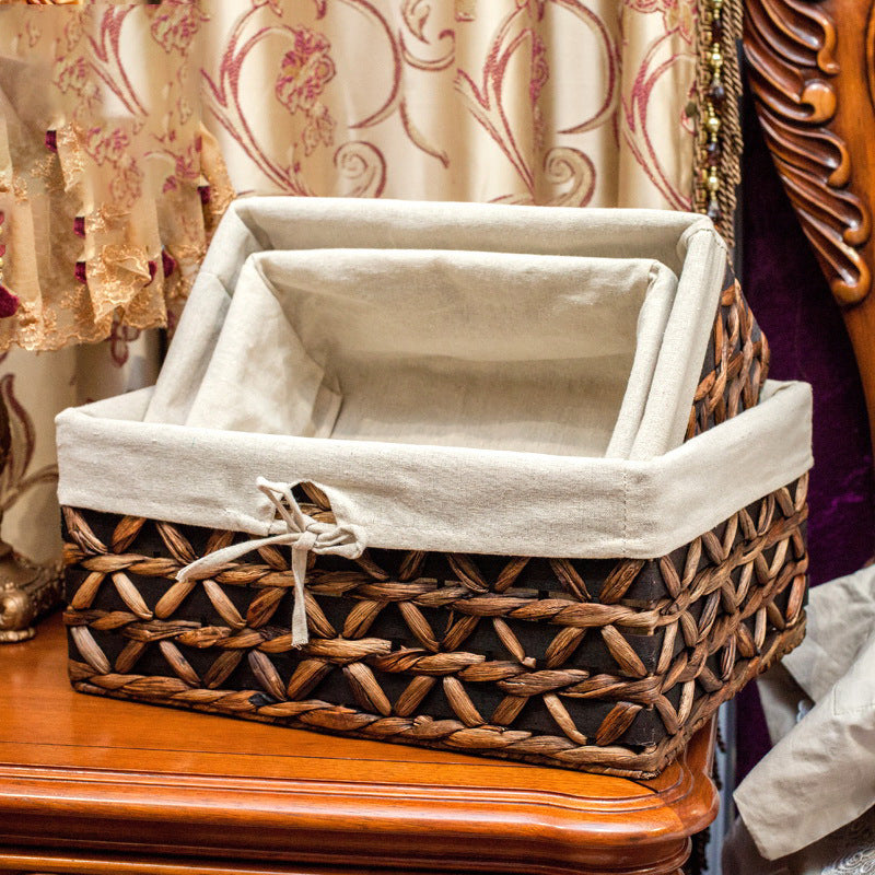 Storage Basket with Removable Fabric Insert | Thrascher