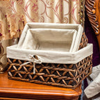 Storage Basket with Removable Fabric Insert | Thrascher