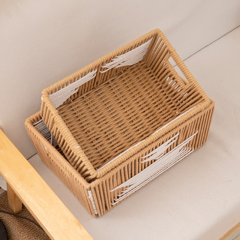 Storage Basket with Stylish Woven Design | Thrascher