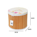 Storage Basket with Zipper and Floral Design | Thrascher
