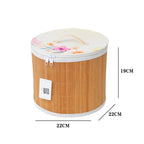 Storage Basket with Zipper and Floral Design | Thrascher