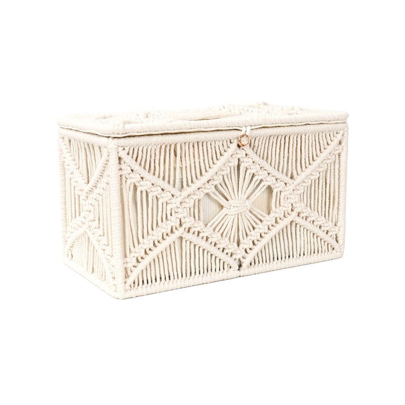 Storage Box Cotton Macrame | Thrascher