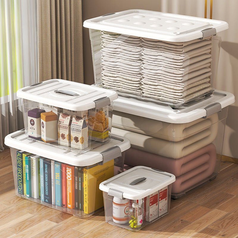 Storage Box Transparent White | Thrascher