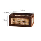 Storage Box Woven Natural Fiber Soft Textile | Thrascher