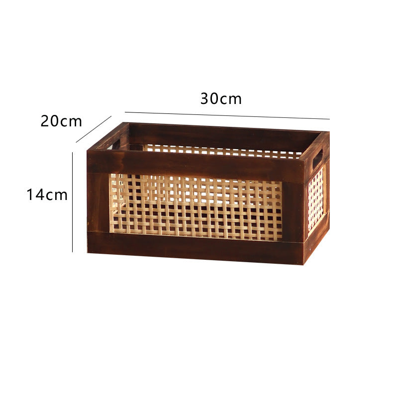 Storage Box Woven Natural Fiber Soft Textile | Thrascher