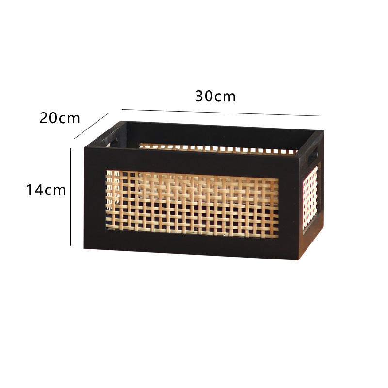 Storage Box Woven Natural Fiber Soft Textile | Thrascher