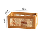 Storage Box Woven Natural Fiber Soft Textile | Thrascher