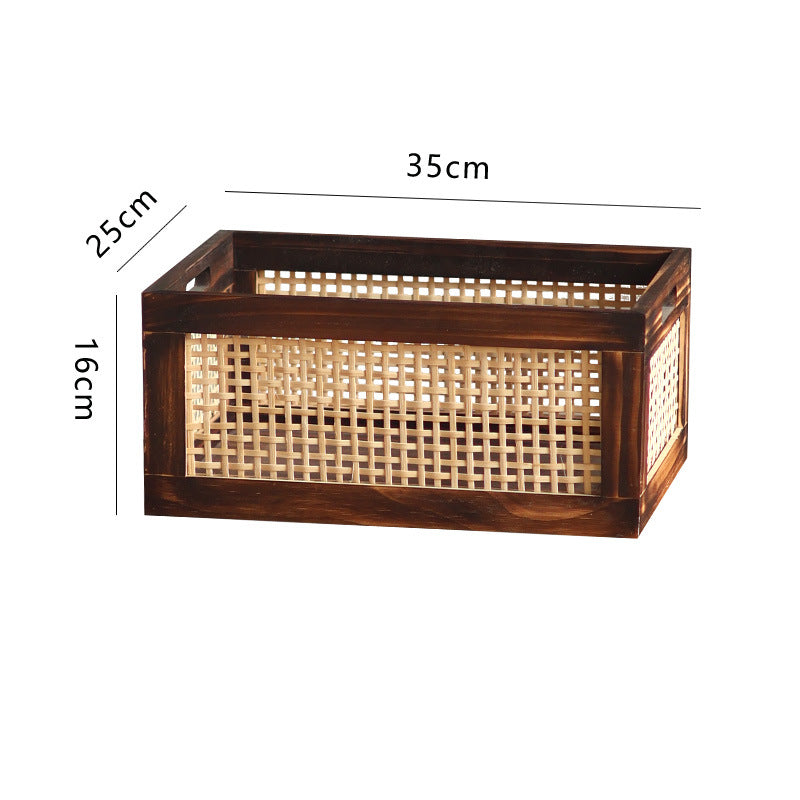 Storage Box Woven Natural Fiber Soft Textile | Thrascher