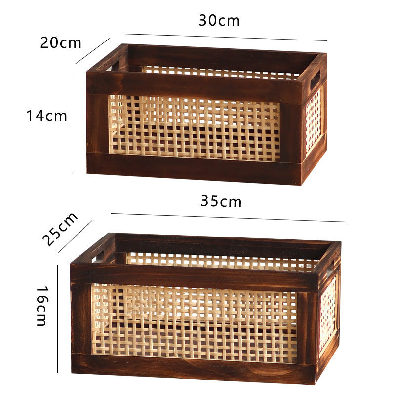Storage Box Woven Natural Fiber Soft Textile | Thrascher