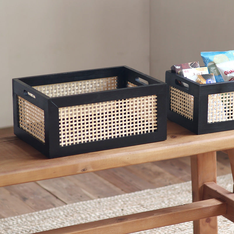 Storage Box Woven Natural Fiber Soft Textile | Thrascher